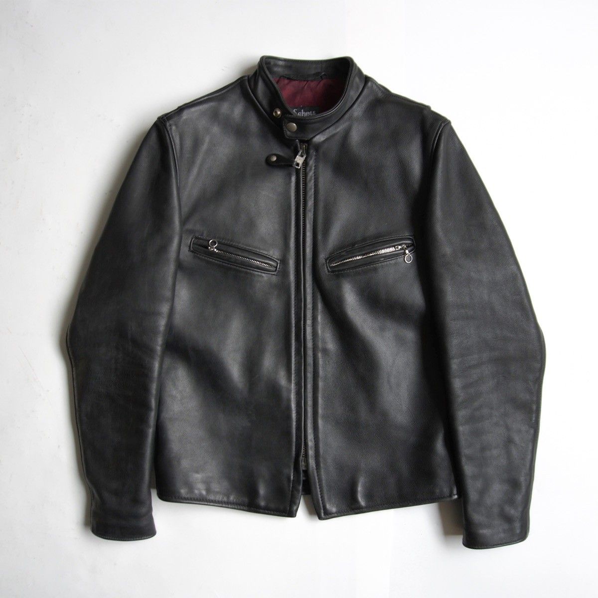 美品】SCHOTT【641XX/シングルライダースジャケット】36 ブラック