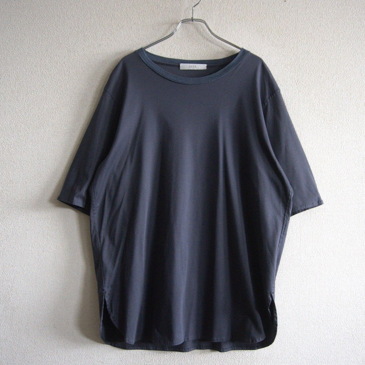 美品】Seya【BIOTOP別注モデル / シルクリブ Tシャツ】XL セヤ