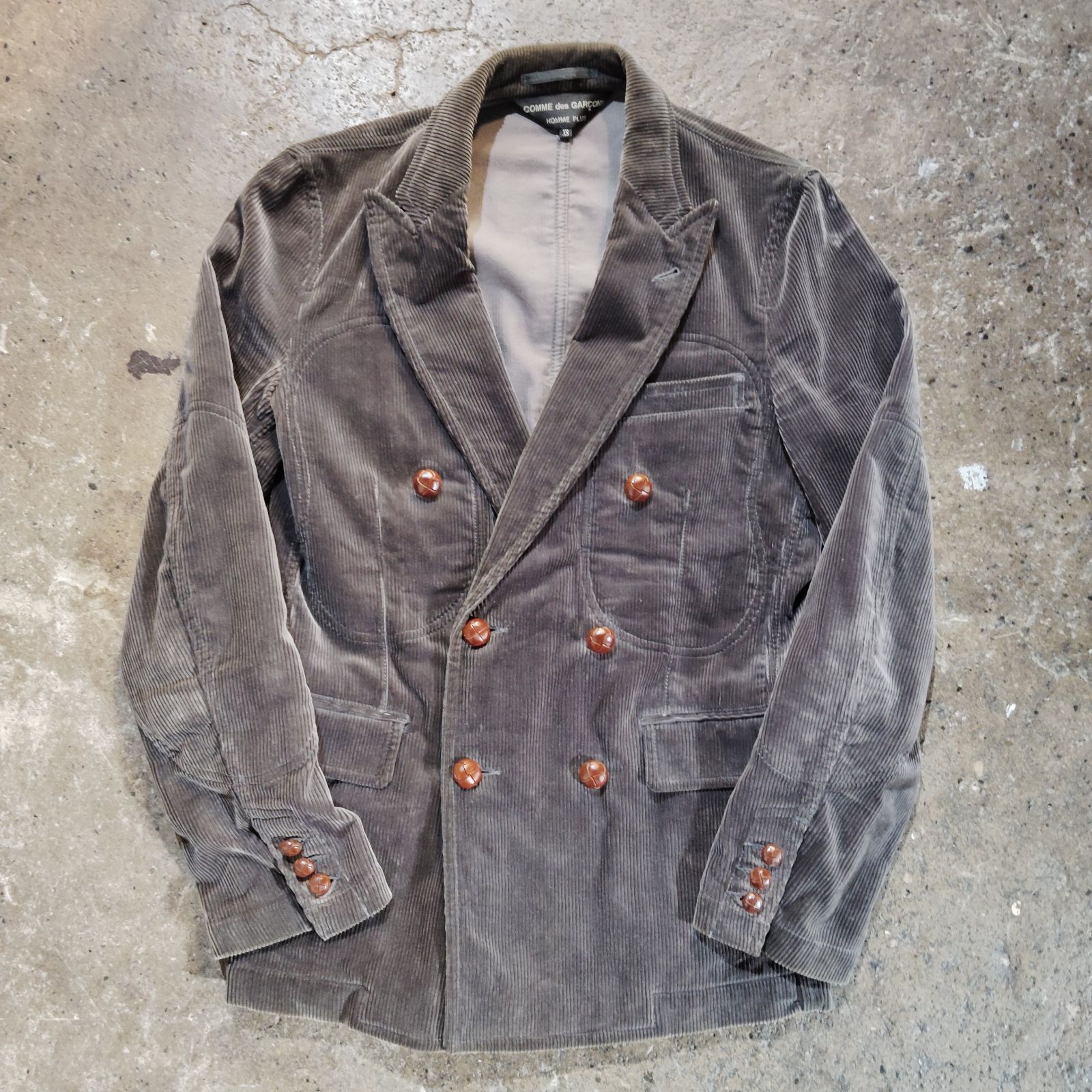 COMME des GARCONS HOMME PLUS 10aw コーデュロイダブルジャケット 