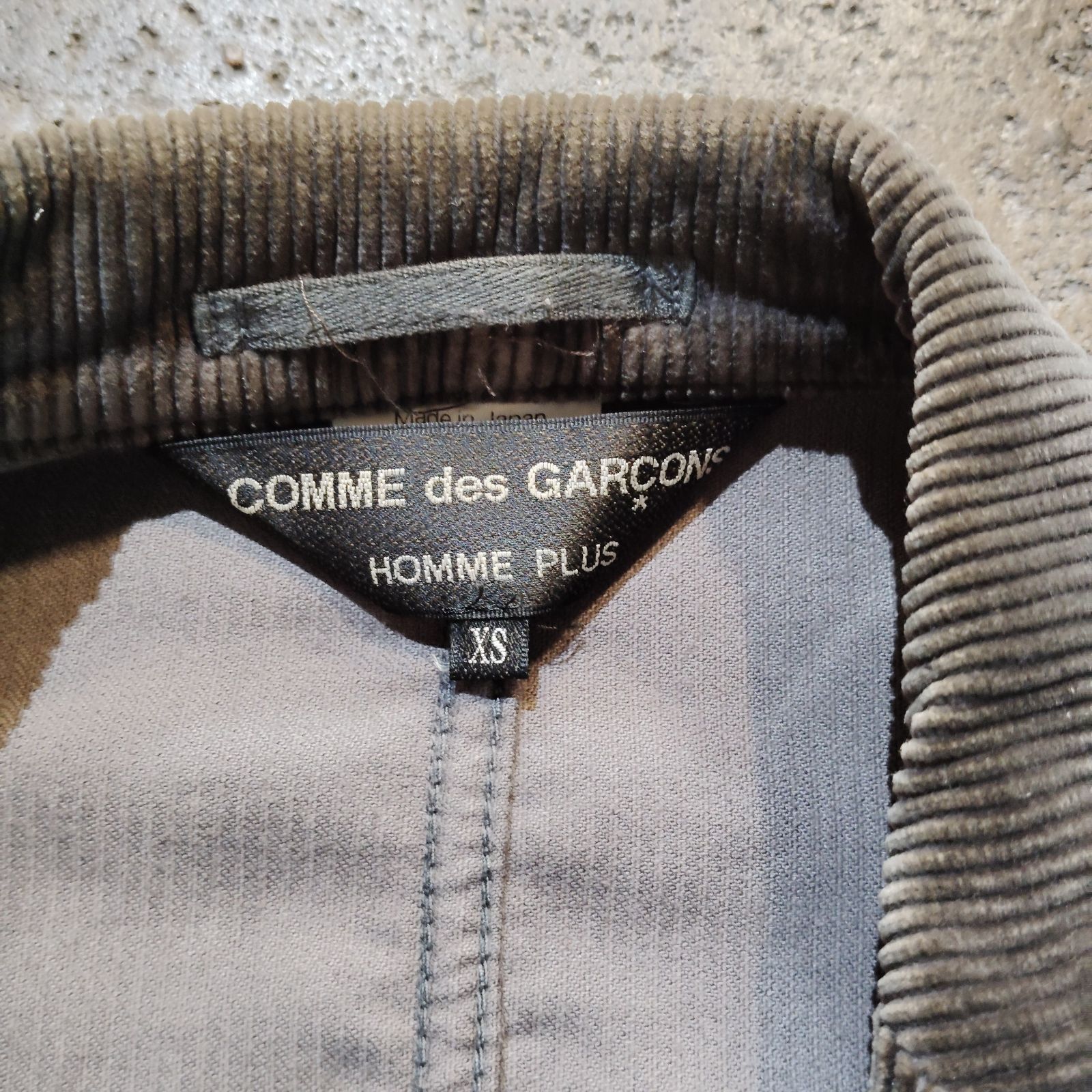 COMME des GARCONS HOMME PLUS 10aw コーデュロイダブルジャケット 