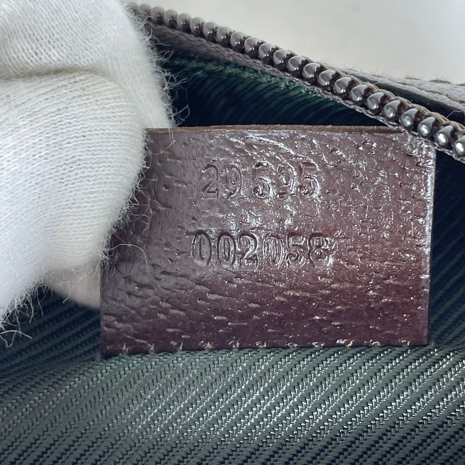 GUCCI グッチ ポーチ GGキャンバス 29595 002058 - メルカリ