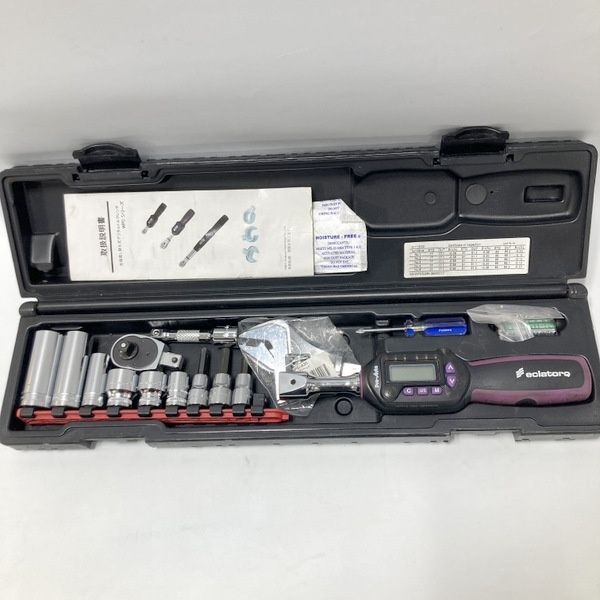 スエカゲツール Pro-Auto 差替式デジタルトルクレンチセット14PC. WPC085SET 4.2〜85N・m ★92