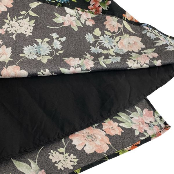 ◇ セオリー Theory ロングワンピース ノースリーブ フレア 花柄 