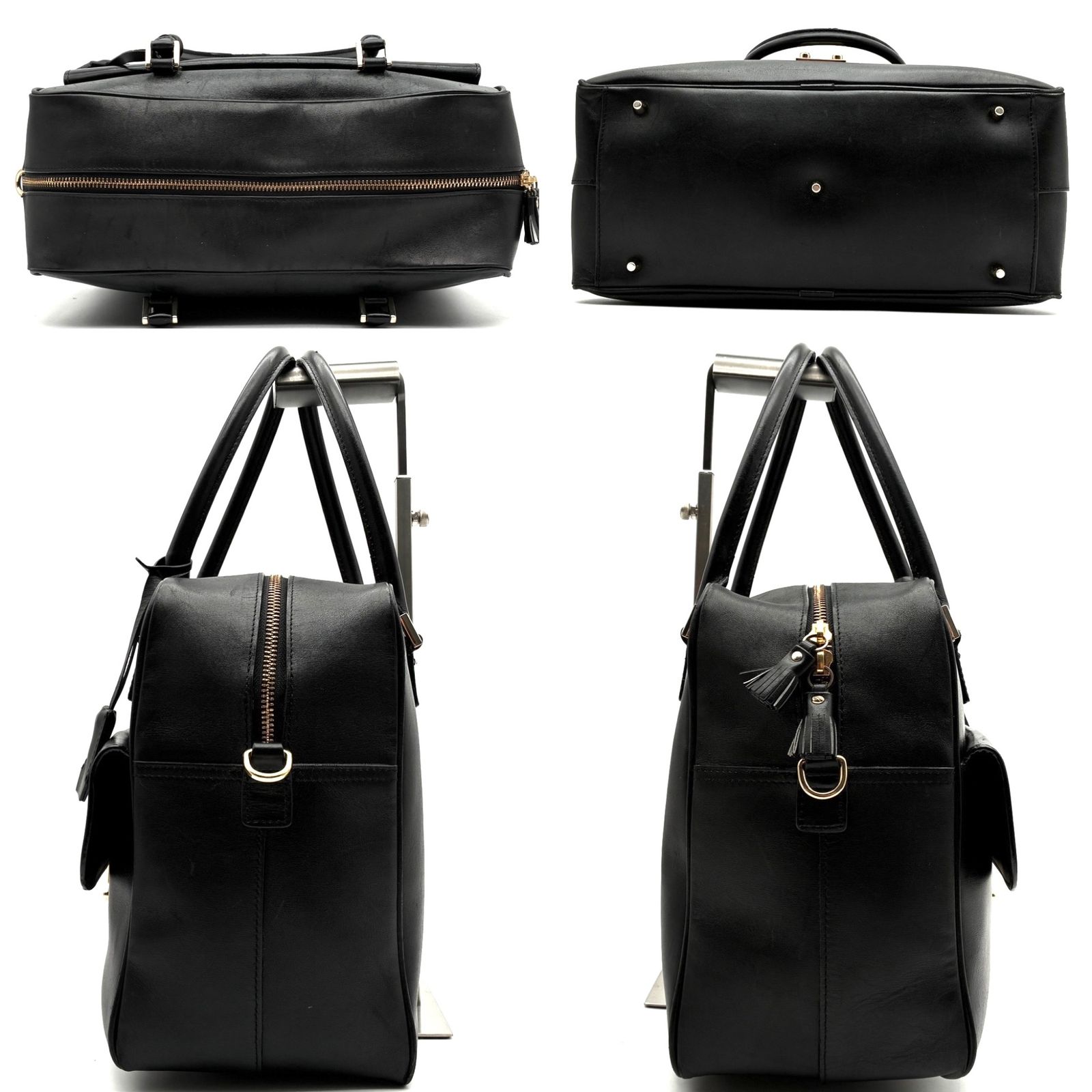 美品 ANYA HINDMARCH アニヤハインドマーチ カーカー 2way ボストン 