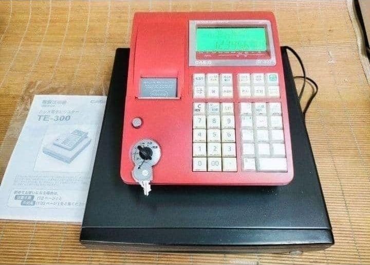 カシオレジスター TE-300 フル設定無料 送料無料人気機種 541000