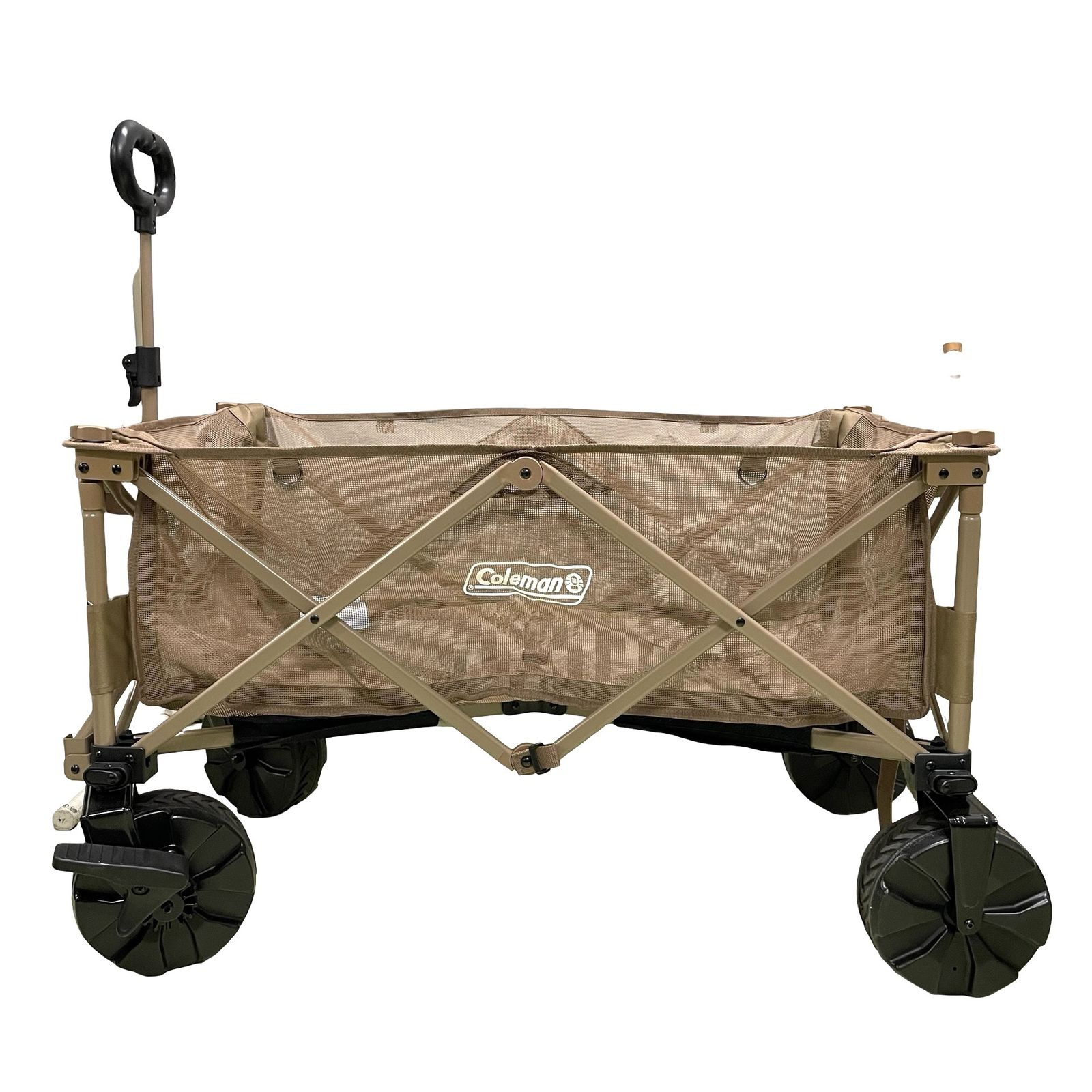 Coleman キャリーカート ベージュ まだ持ってない？Coleman「アウトドアワゴン」があれば荷物の持ち運び