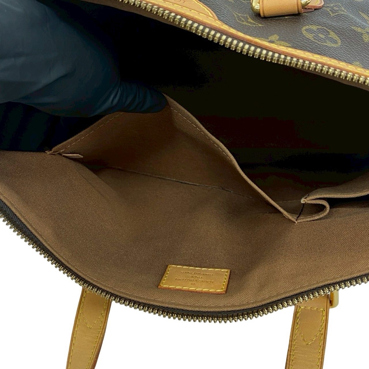 極 美品 LOUIS VUITTON ルイヴィトン パレルモ PM モノグラム レザー 