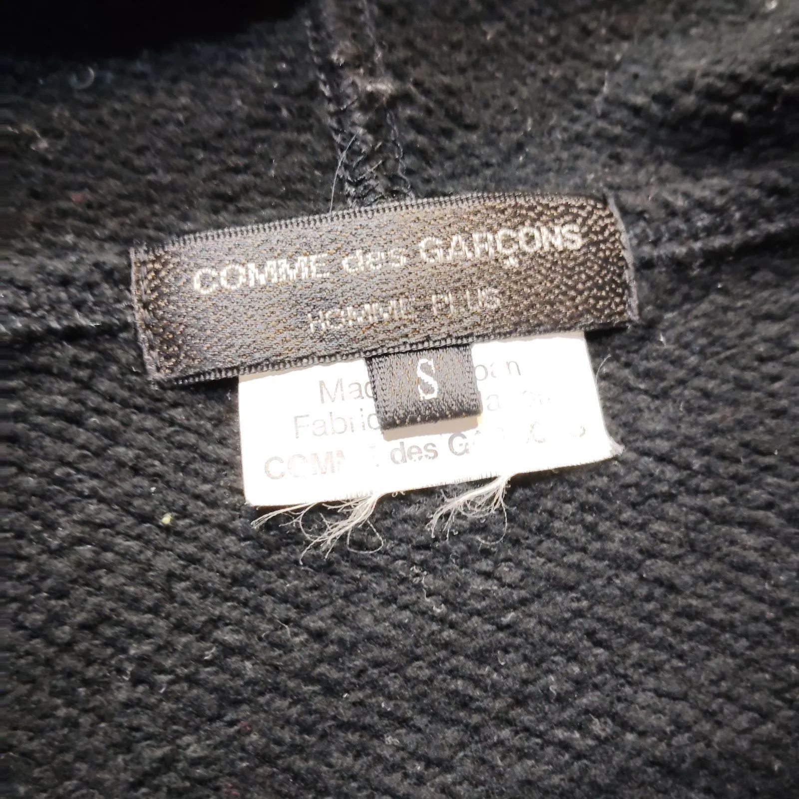 COMME des GARCONS HOMME PLUS 16aw エルボー切替ジップパーカー 裏 