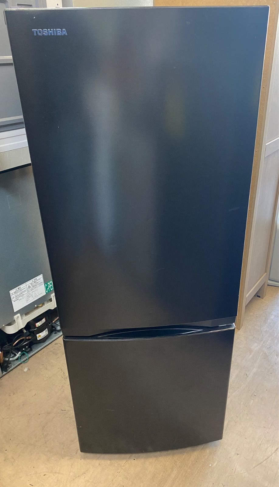 ★〚店頭決済も可能〛【東芝】2ドア冷蔵庫  2022年製  153L ［GR-T18BS］【3ヶ月保証付★配送に設置込】【配送希望は要決済前問い合わせ】 2022年製 東芝 2ドア冷凍冷蔵庫 153L 限定地域配送設置無料 - メルカリ
