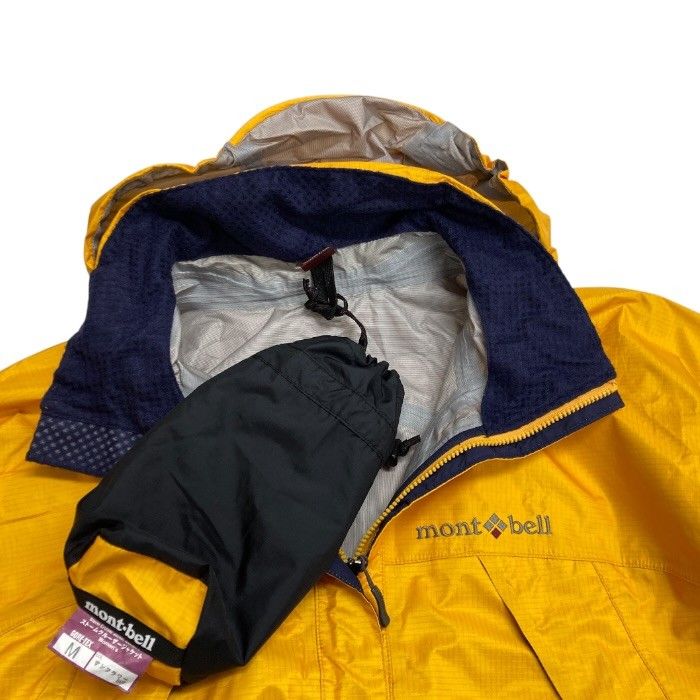 montbell/モンベル/GORETEX/ストームクルーザージャケットパンツ/セットアップ/サイズM/イエロー/レディース/FE0112 montbell/モンベル/GORETEX/ストームクルーザージャケットパンツ