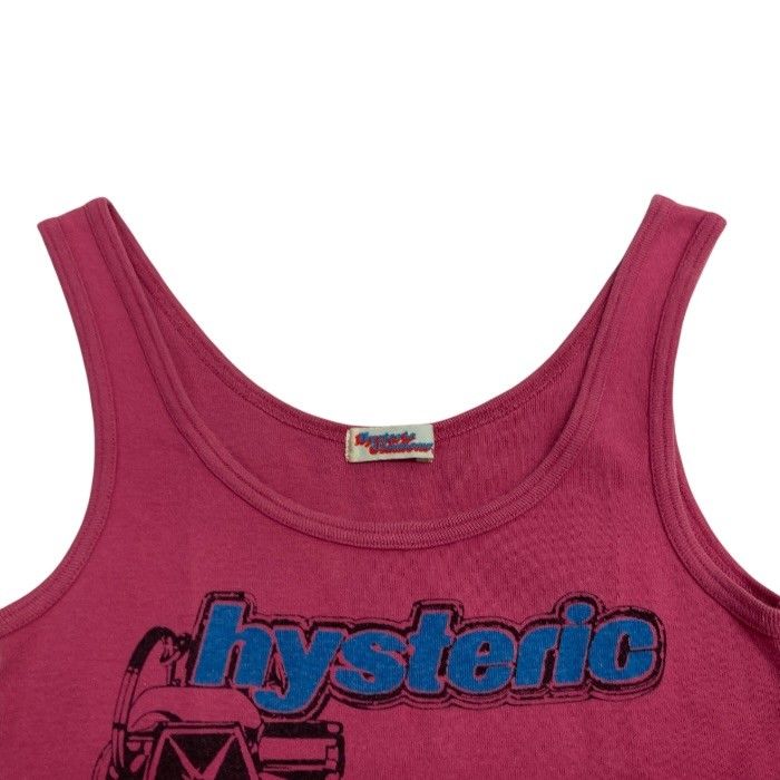Hysteric Glamour ピンク タンクトップ プリントロゴ 初期/Hysteric Glamour/ヒステリックグラマー/タンクトップ/鍵 キー