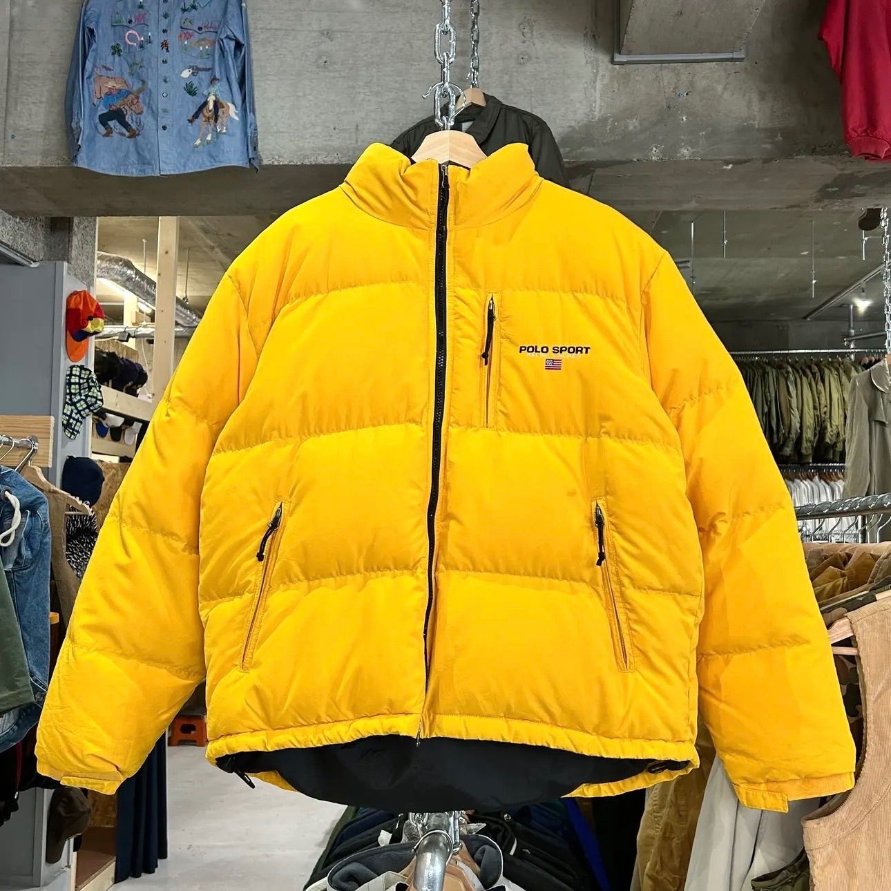 Polo Sport Down Jacket ポロスポーツ ダウンジャケット イエロー