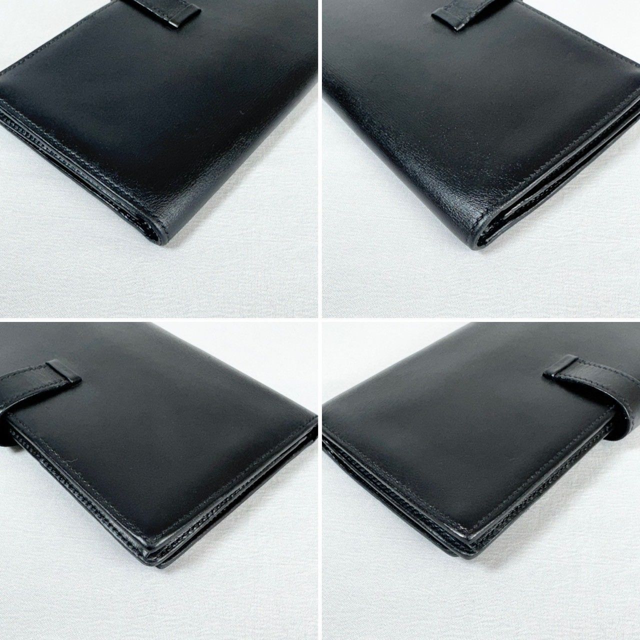 美品】HERMES エルメス ボックスカーフ ベアンスフレ 長財布 □L刻印 