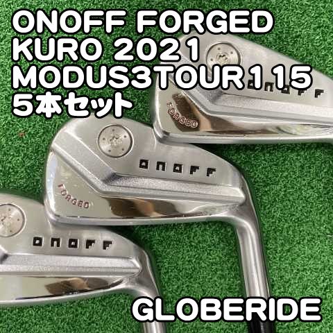 中古】アイアンセット グローブライド(ダイワ) ONOFF FORGED KURO 2021