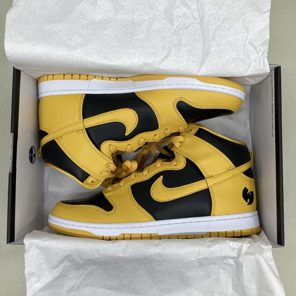 Wu-Tang Clan×NIKE DUNK HI RETRO PREMIUM Black and Pollen 