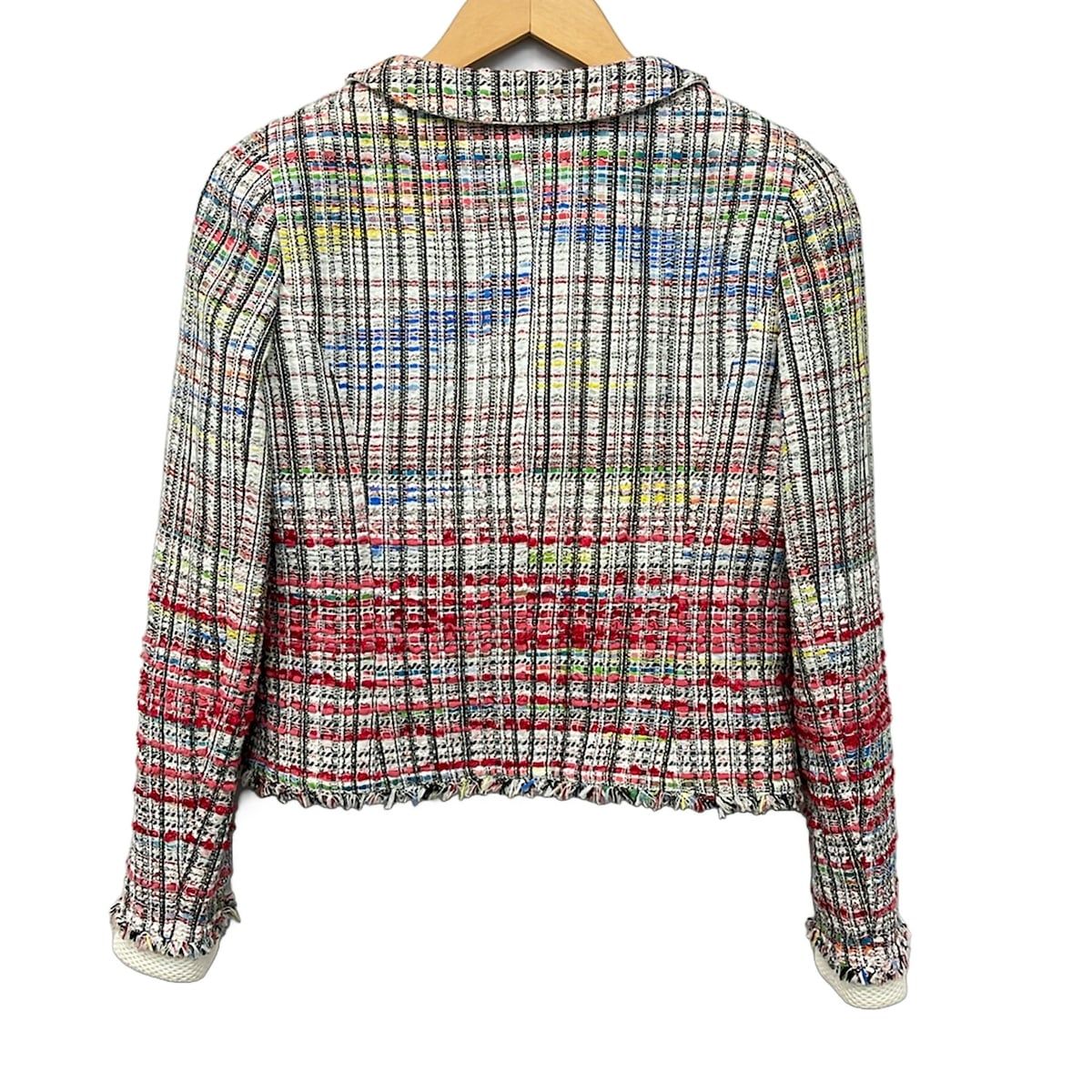 Rene(ルネ) ジャケット サイズ36 S レディース美品 - 白×黒×マルチ
