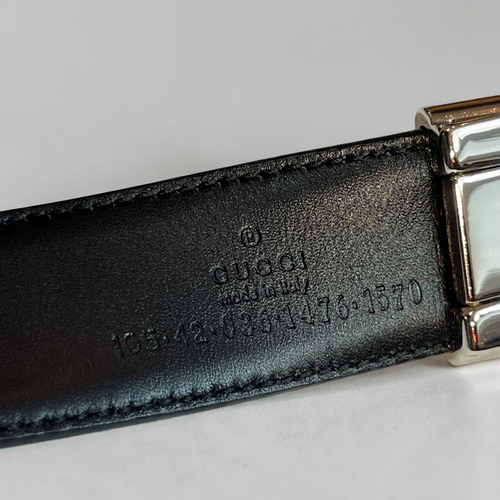 GUCCIグッチ リバーシブル ベルト インターロッキングG キャンバス