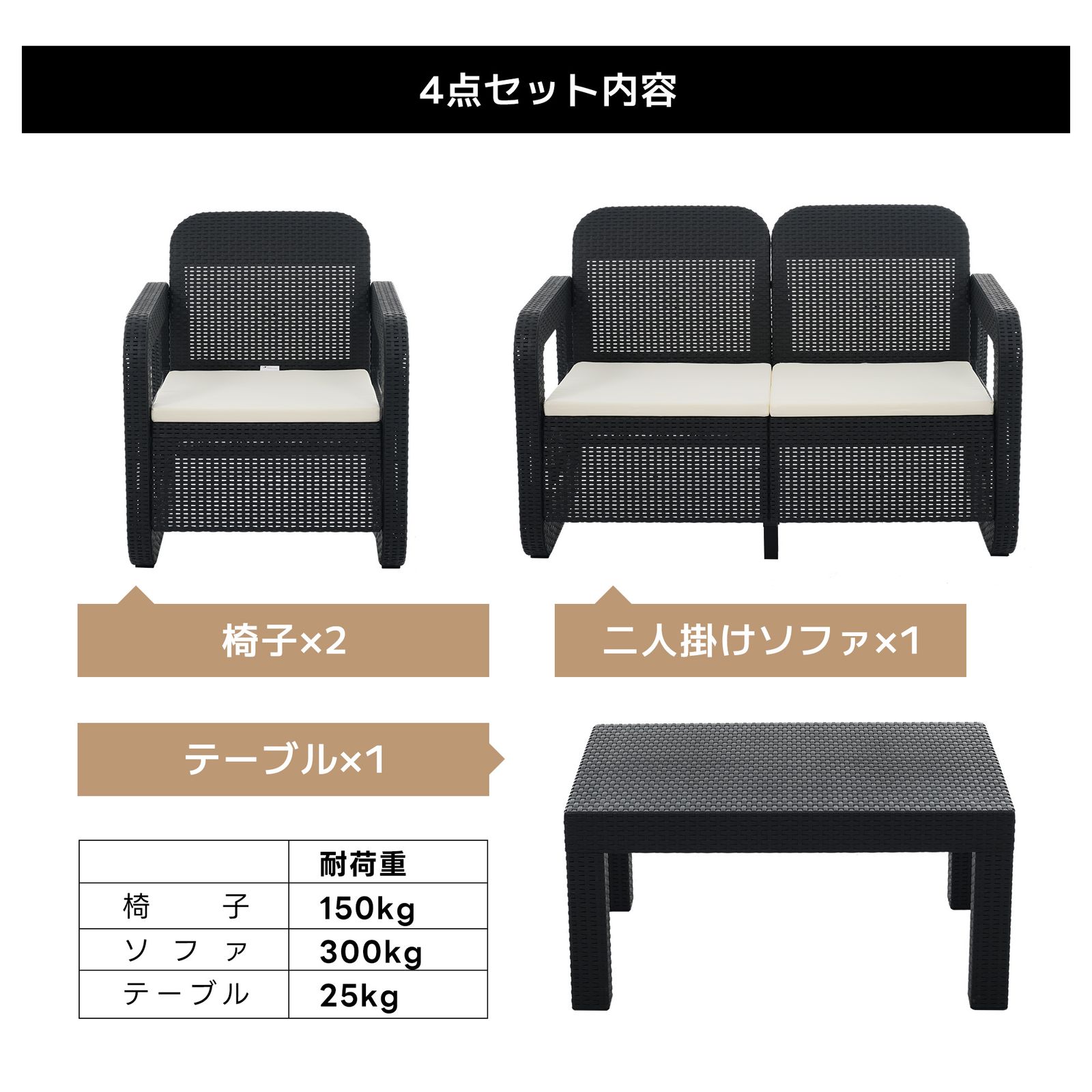 ソファセット ガーデン家具ソファ MINT ガーデンセット ソファ