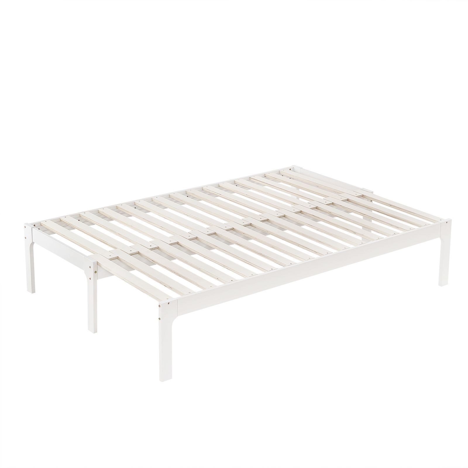 新入荷｜【幅140cm】ソファベッド ディベッド 木製 伸長式ベッド ダブル D 2way パイン材 フレームのみ すのこ シングル セミシングル セミダブル SS~D 【ホワイト】