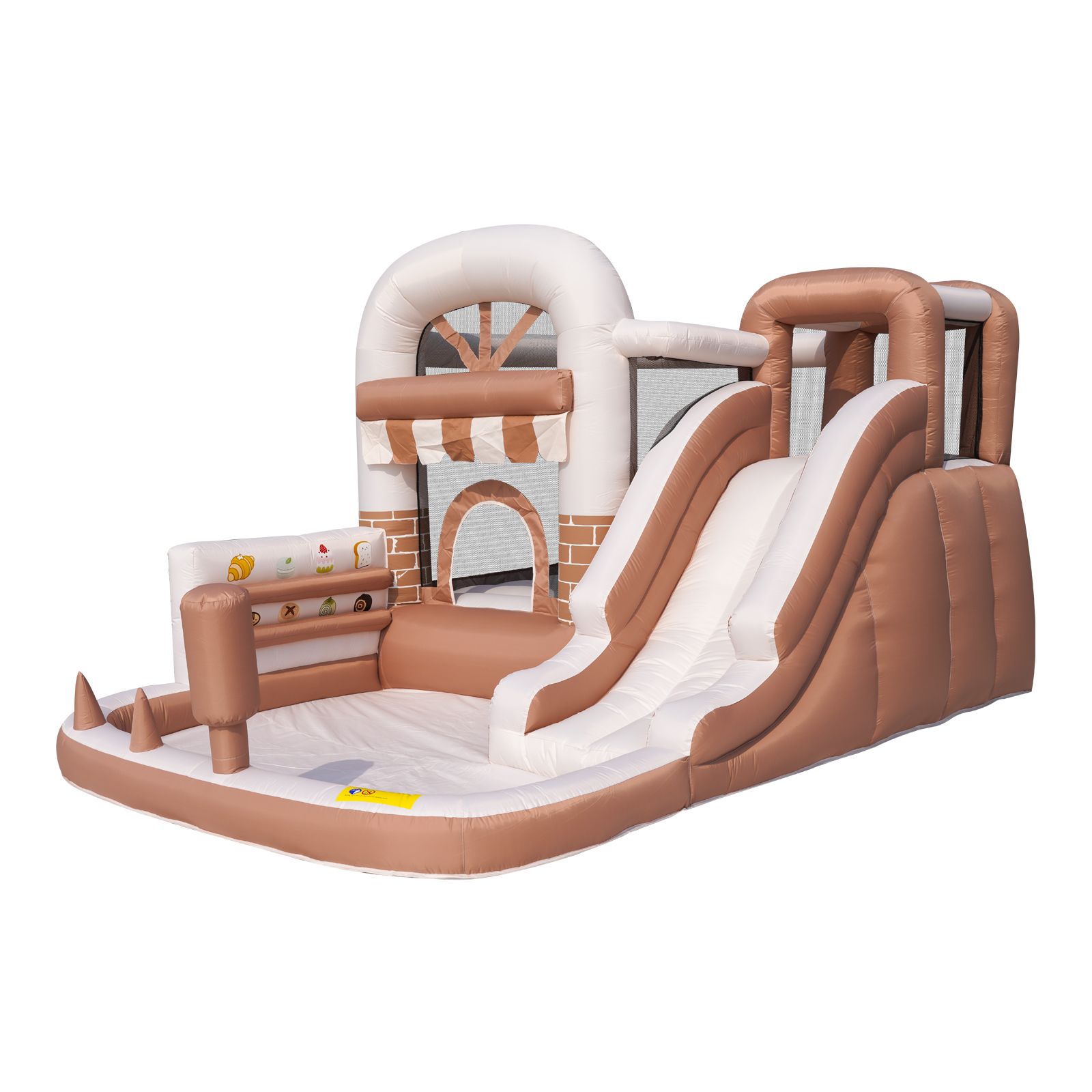 新入荷｜【タイプB】 大型 プール エアー 遊具 滑り台 ビニールプール 大型プール お子ど様1-3人用 トランポリン すべり台 大型遊具 エアー遊具 キッズハウス プレイハウス プレゼント お祝い 【Colorful】