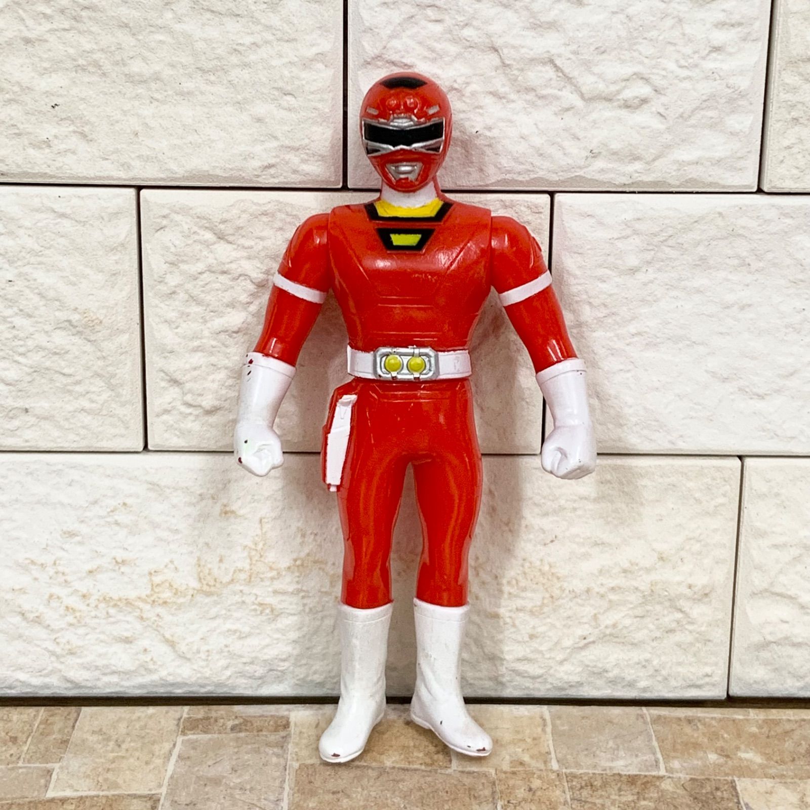 当時物 激走戦隊カーレンジャー ソフビ 4体セット バンダイ BANDAI 