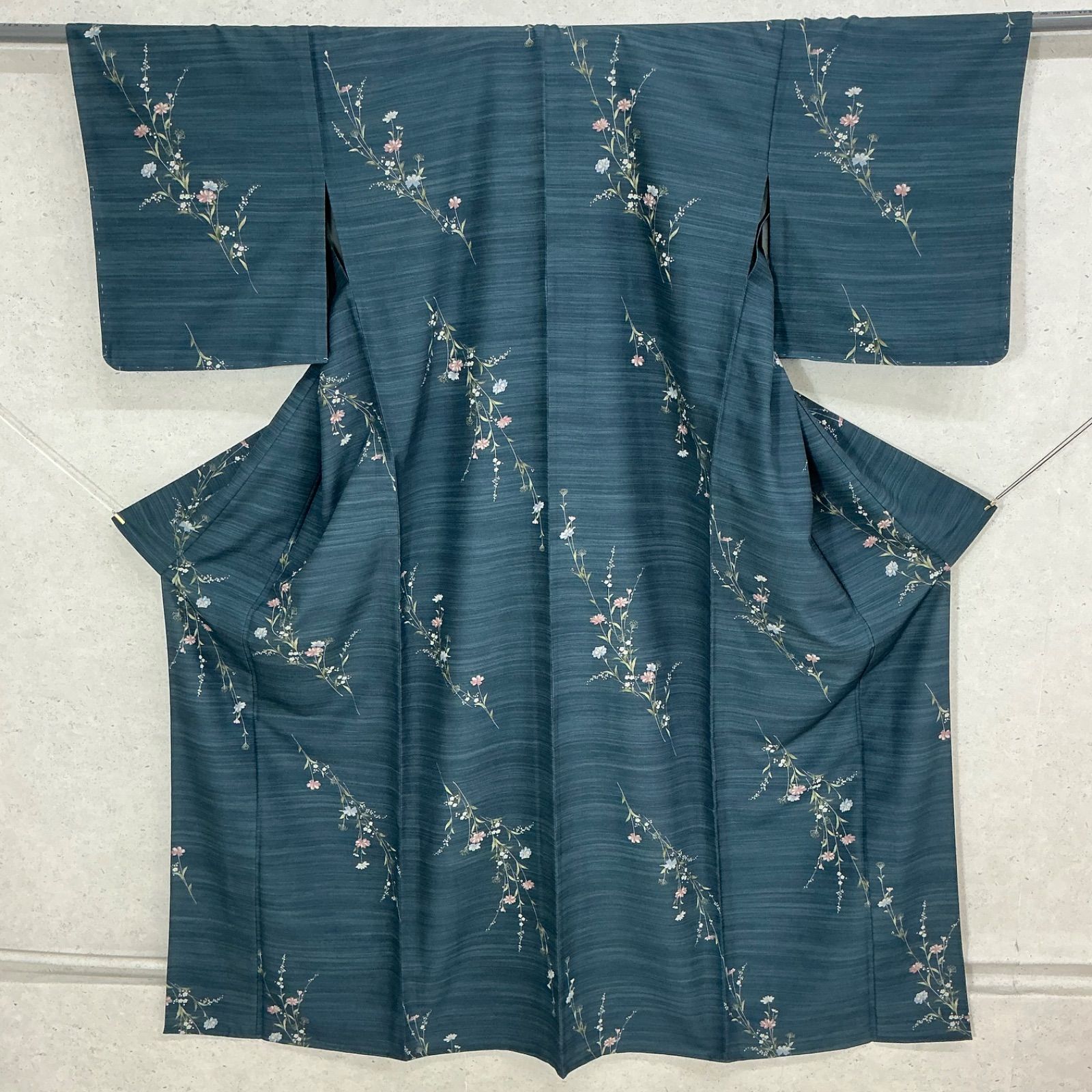 ◇kimono+one◇kimonoarisa◇未使用同然◇単衣◇洗える◇高級化繊