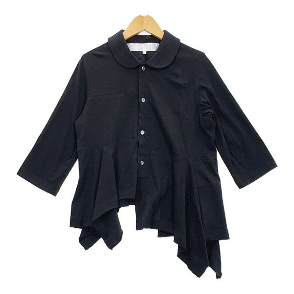 タオ コムデギャルソン 丸襟 TL-B002 再構築 カットソー L/S M tao タオ 丸襟半袖ブラウス