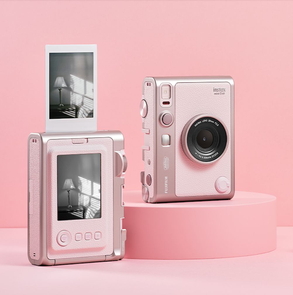 【新品・１営業日発送】FUJIFILM 富士フイルム FUJIFILM instax mini Evo ジェントルローズ