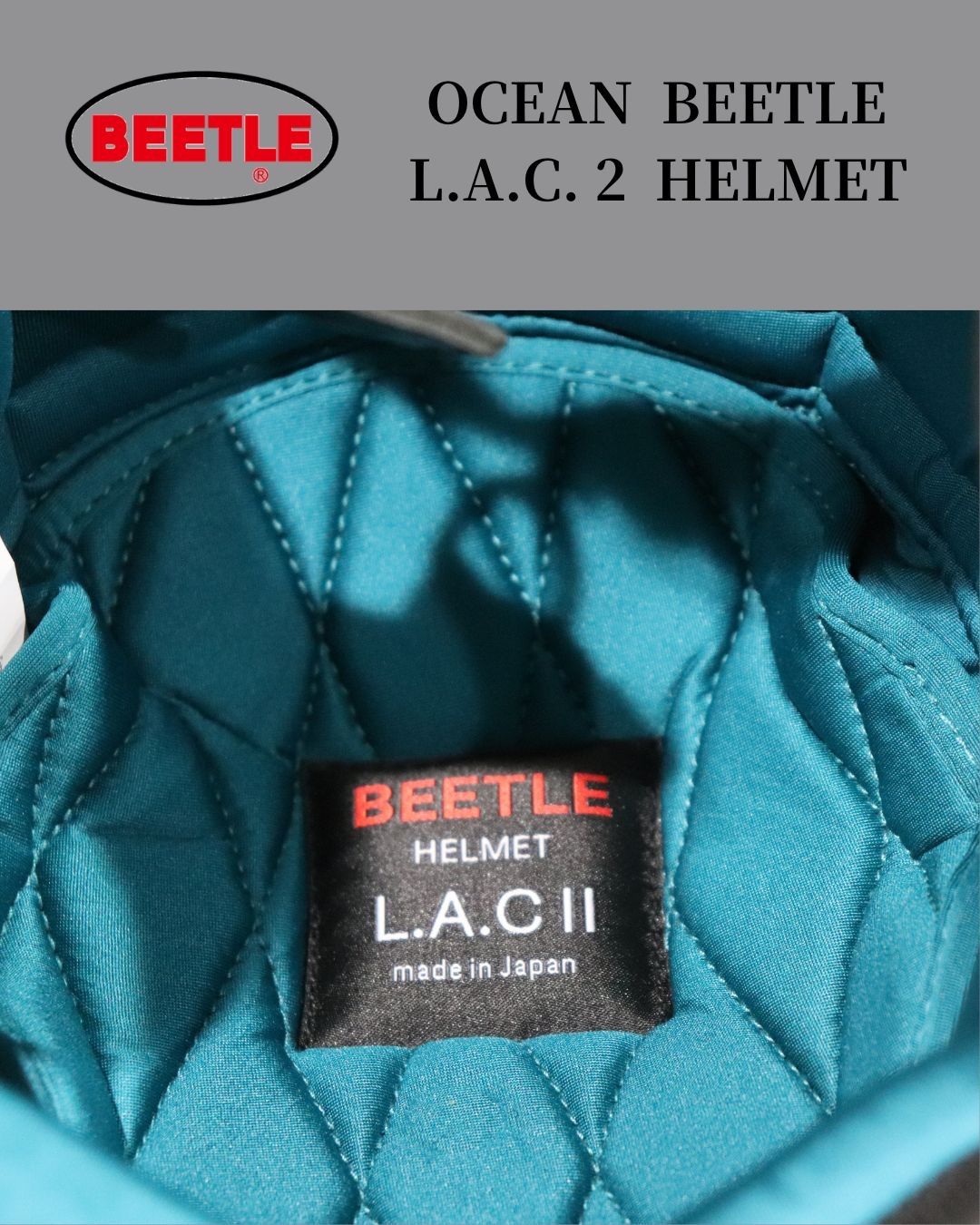 OCEAN BEETLE L.A.C2 アイボリー オーシャンビートル ヘルメット 