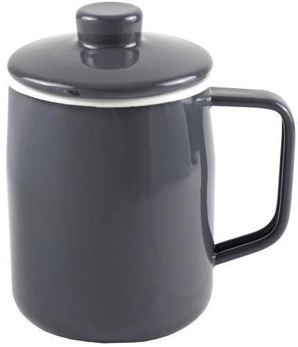 富士ホーロー オイルポット 1.0L クールグレー Filto AMZ-1.0L.CG