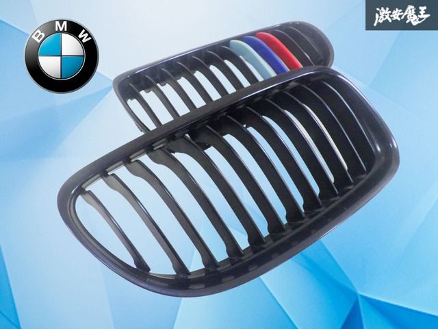 【破損なし/ストア出品】BMW パフォーマンス E90 E91 E92 3シリーズ キドニーグリル ラジエーターグリル 左右セット 224059-10 純正パーツ