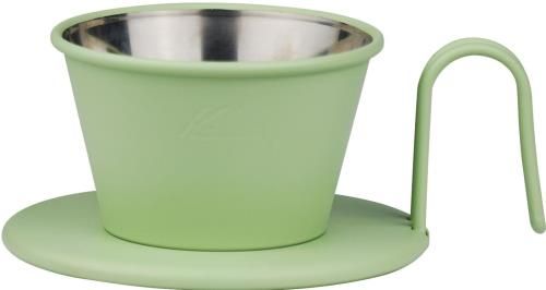 カリタ Kalita Earth Series MORI コーヒー ドリッパー ウェーブ シリーズ ステンレス製 1~2人用 WDS-155 アースシリーズ 森 燕職人手作り 日本製 ドリップ 器具 #04166