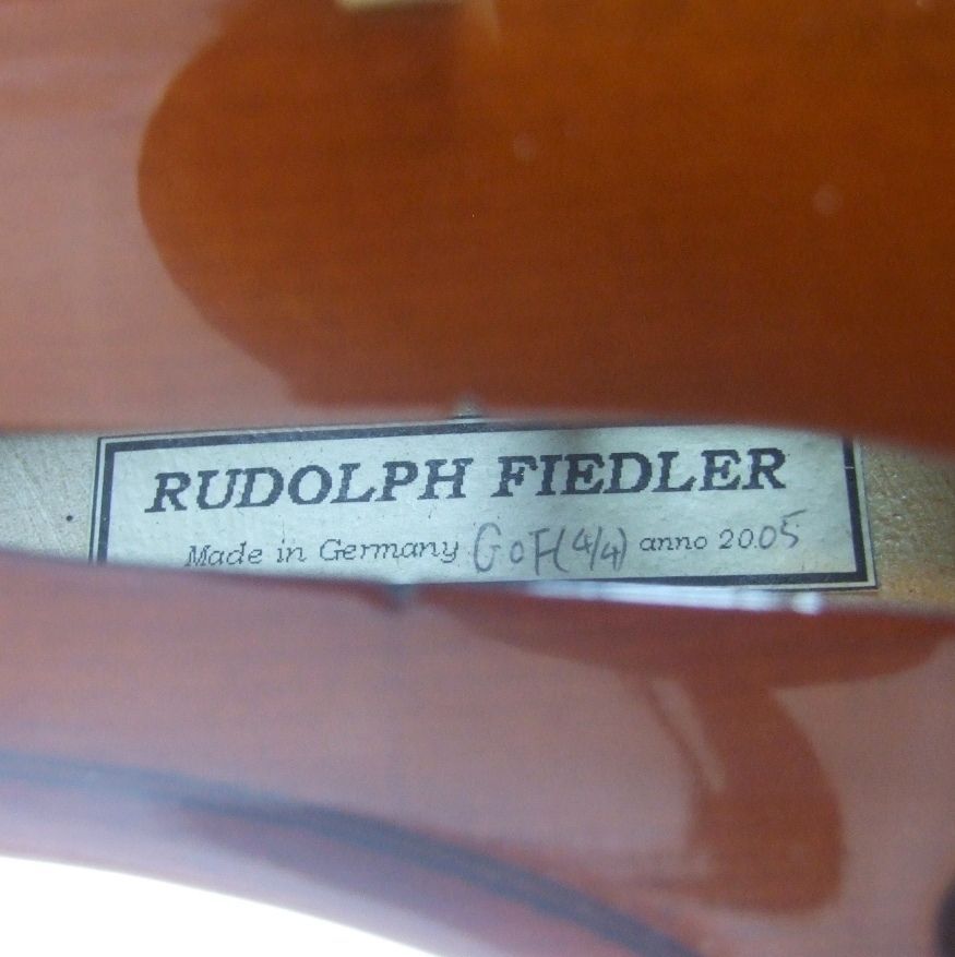 ドイツ製 バイオリン RUDOLPH FIEDLER GOF 4/4 ルドルフフィドラー