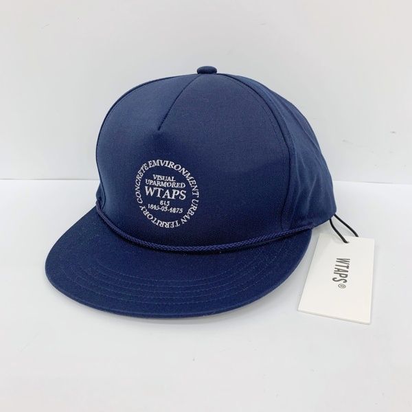 帽子 18SS MILITIA CAP NAVY WTAPS JAPAN WTAPS WTVUA Militia 03 CONCRETE ENVIRONMENT COTTON CAP NAVY