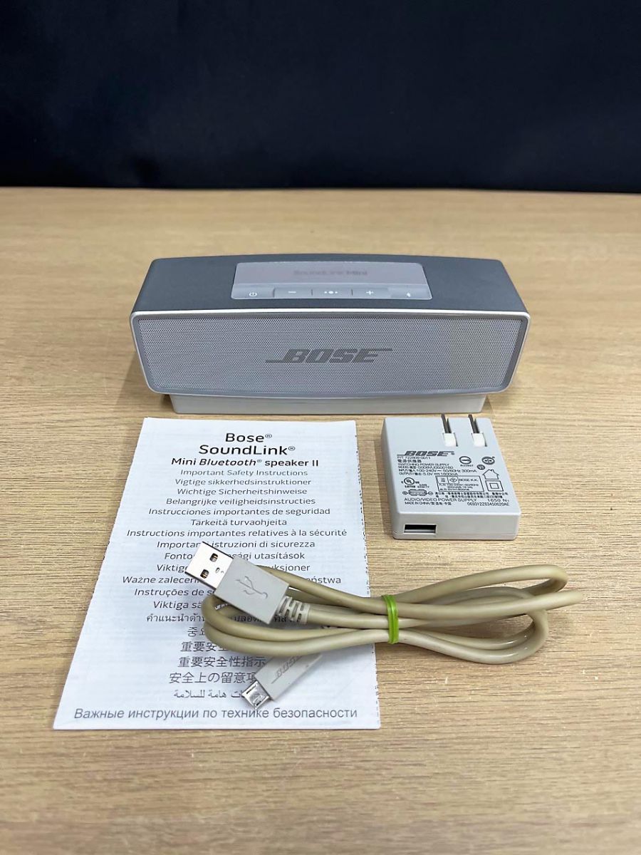 BOSE ボーズ SoundLink Mini サウンドリンクミニ Bluetooth スピーカー BOSE ワイヤレススピーカーと充電用クレードル