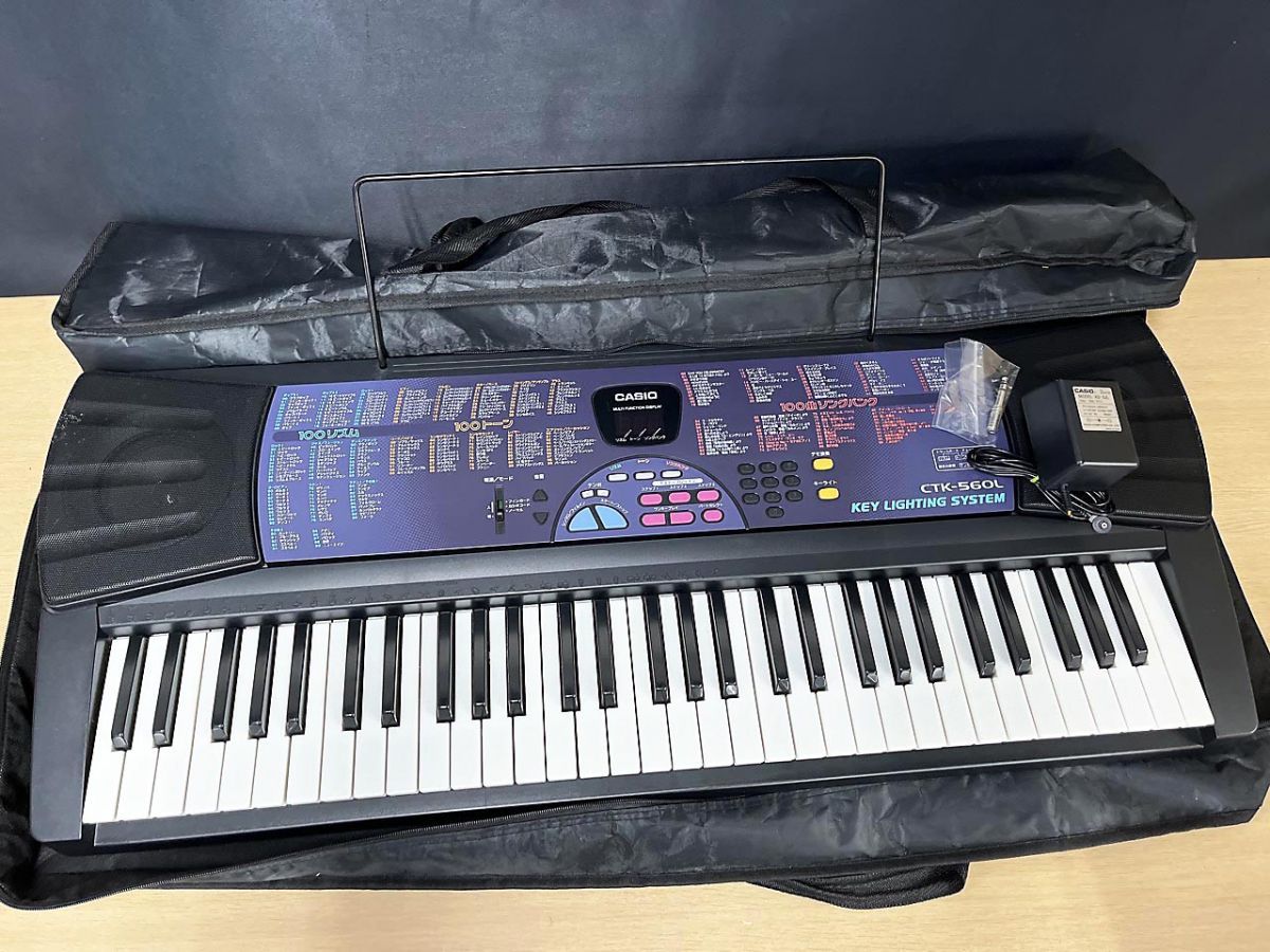 電子ピアノ　カシオ　CTK-560L Amazon | CASIO光るキーボードCTK-560L | キーボード・電子ピアノ