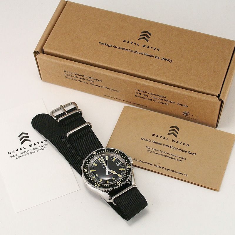 ナバルウォッチ NAVAL WATCH ロイヤル ミリタリー ダイバー ミリタリー