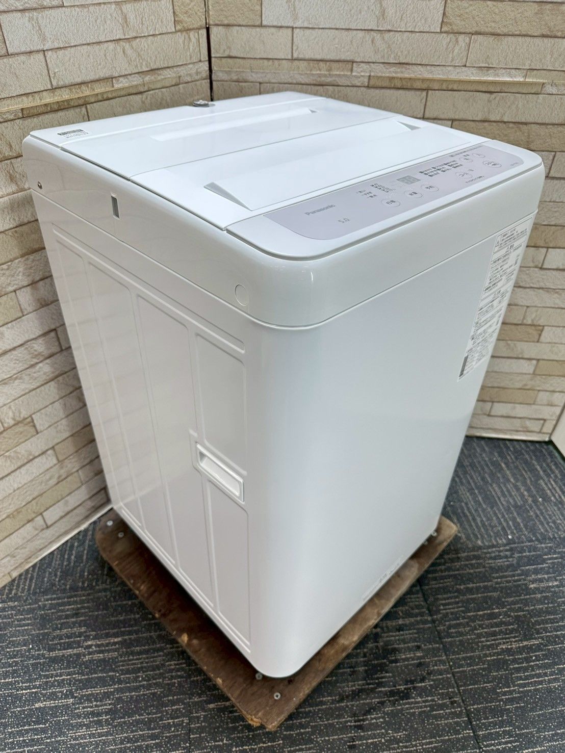 大阪送料無料★3か月保障付★洗濯機★パナソニック★NA-F5B2★IS-1571 大阪送料無料☆3か月保障付き☆洗濯機☆パナソニック☆5kg☆2023年☆NA