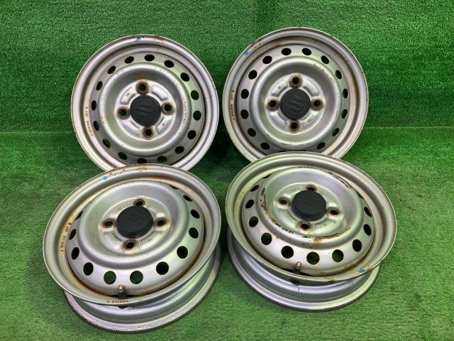 スズキ SUZUKI 純正 キャリィ DA16T ホイール スチール シルバー 12インチ 3.50B 4穴 4本 100 43210-82M10-39M