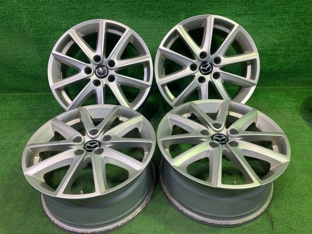 マツダ MAZDA 純正 アテンザ GJ2AW ホイール アルミ シルバー 17インチ 7.5J 5穴 4本 114.3 +50