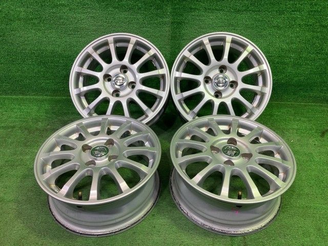 日産 NISSAN 純正オプション ノート E11 ホイール アルミ シルバー 14インチ 5.5J 4穴 4本 100 +40