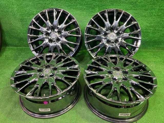 ピエトラ ｳﾞｪｾﾞﾙ ｵﾃﾞｯｾｲ ホイール アルミ メッキ 17インチ 7J 5穴 4本 114.3 +55