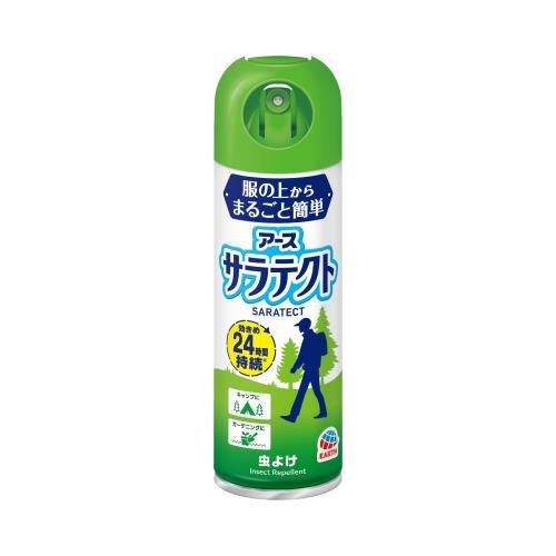 Saratekt (옷 위에서부터) 사라텍트 벌레 퇴치 스프레이 200ml 의류 벌레 퇴치제 스프레이 스킨 모기 벌레 퇴치제 빈대 퇴치제 야외 캠핑