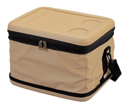 キャプテンスタッグ(CAPTAIN STAG) 保冷バッグ クーラーバッグ 容量25L/折り畳み収納可 スーパーコールドクーラーバッグ ベージュ UE-617 製品サイズ:(約)幅380×奥行290×高さ290mm