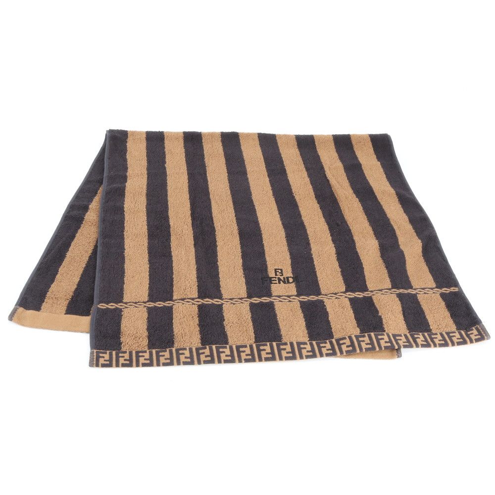 ※値下げ【中古】FENDIタオルケット FENDI - 【未使用品】FENDI フェンディ タオルケット ズッカ柄