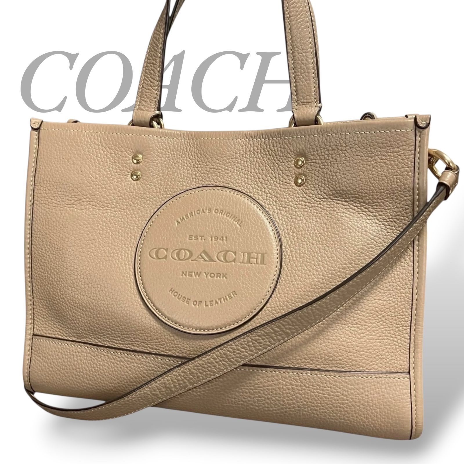 コーチ ショルダーバッグ 2way レザー デカロゴ MY0563COACH コーチ 