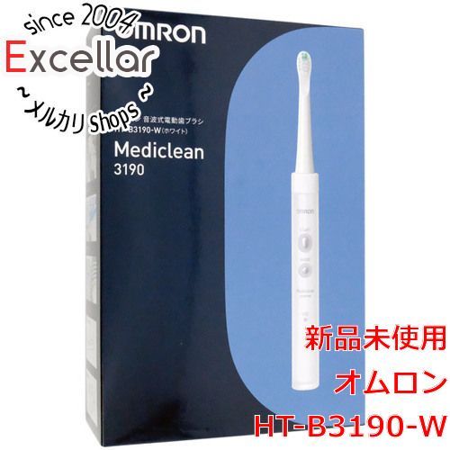 [bn:2] OMRON　音波式電動歯ブラシ HT-B3190-W　ホワイト