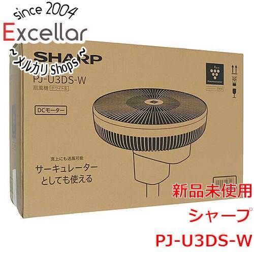 [bn:17] SHARP　プラズマクラスター扇風機　PJ-U3DS-W　ホワイト