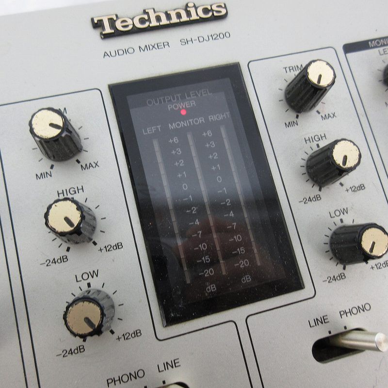 Technics テクニクス DJ ミキサー SH-DJ1200 動作確認済 - メルカリ
