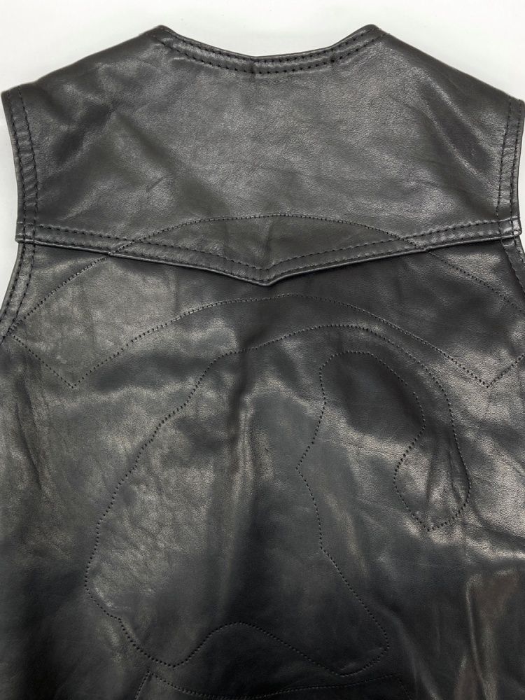 BIGTWIN バイカーレザーベスト ビッグツインレザー BIG TWIN LEATHER Leather Vest レザー ベスト